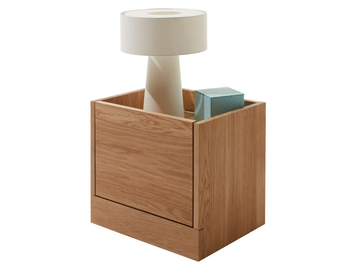 FLAI - Rectangular oak bedside table by Müller Small Living - view 2